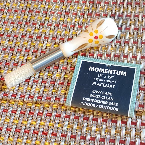 Temp-tations By Tara Ovenware Old World Brown 7-Piece Accessory Hand Painted - Picture 9 of 14